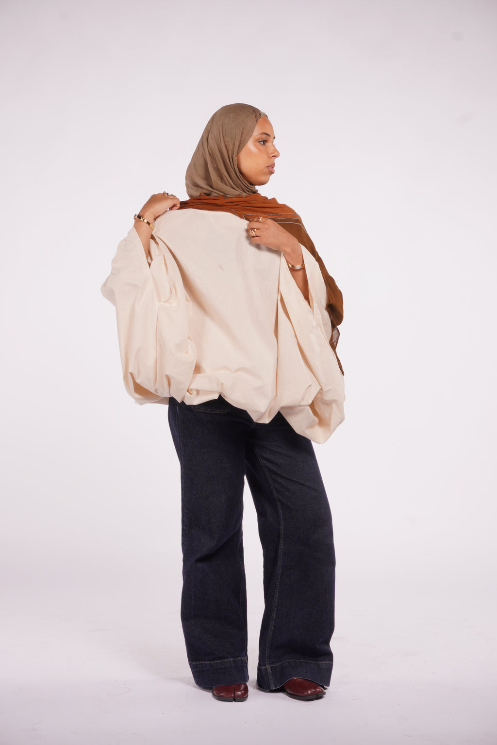 BUBBLE TOP - Beige