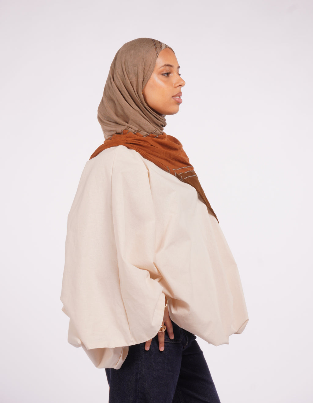 BUBBLE TOP - Beige