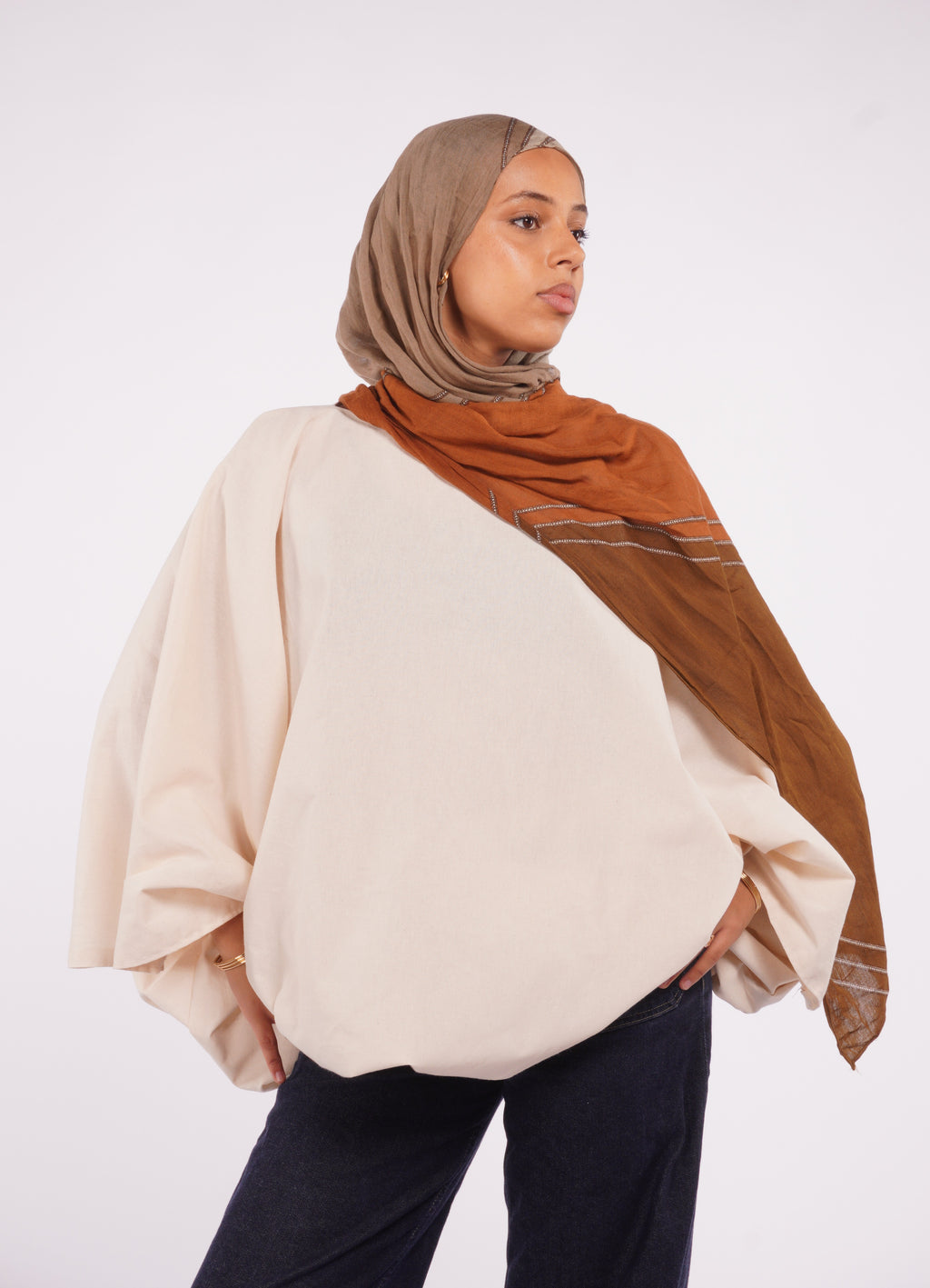 BUBBLE TOP - Beige
